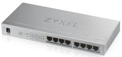Switch Zyxel 8-Port GbE Unmanaged PoE (GS1008HP)