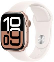 Apple Watch Series 10 GPS 42mm Rose Gold Aluminium Case with Light Blush Sport Band (MWWH3SA/A)